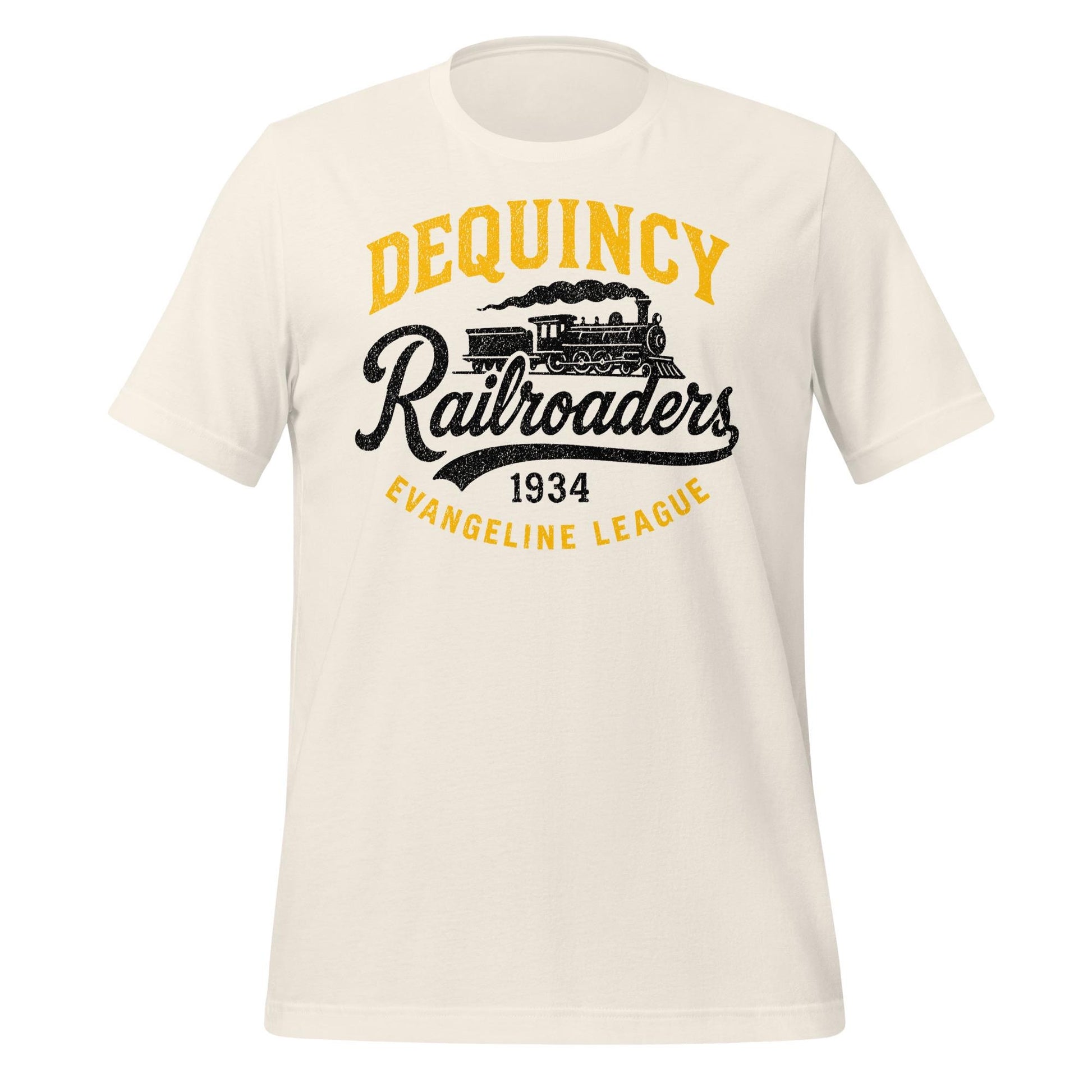 DeQuincy Railroaders Baseball T-Shirt – Vintage 1934 Evangeline League Tee