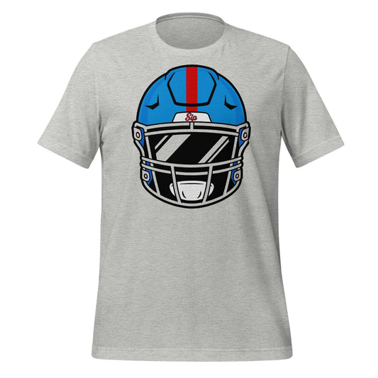 Mississippi Powder Blue Football Helmet Tee – Oxford Game Day Shirt