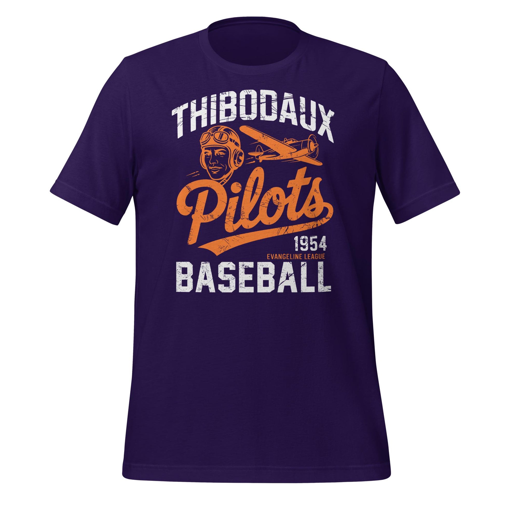 Thibodaux Pilots Baseball T-Shirt – Vintage 1954 Louisiana Throwback Tee