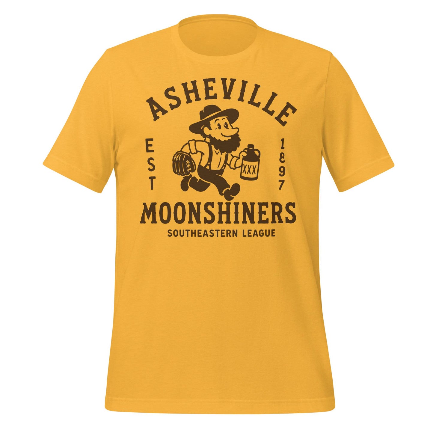 Vintage Asheville Moonshiners Baseball T-Shirt – North Carolina Minor League Baseball Tee