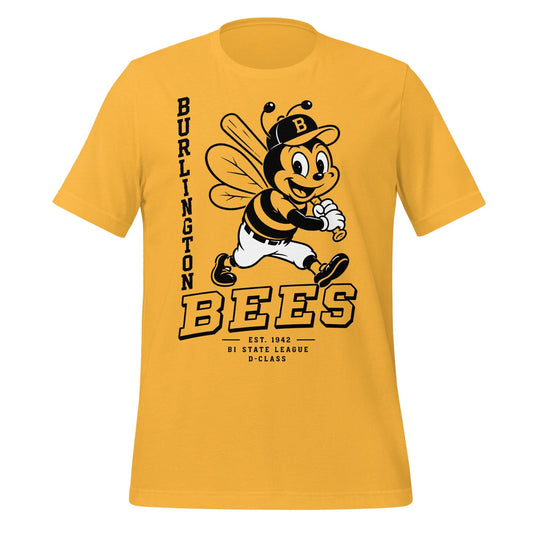 Vintage Burlington Bees Baseball T-Shirt – North Carolina Minor League Baseball Tee
