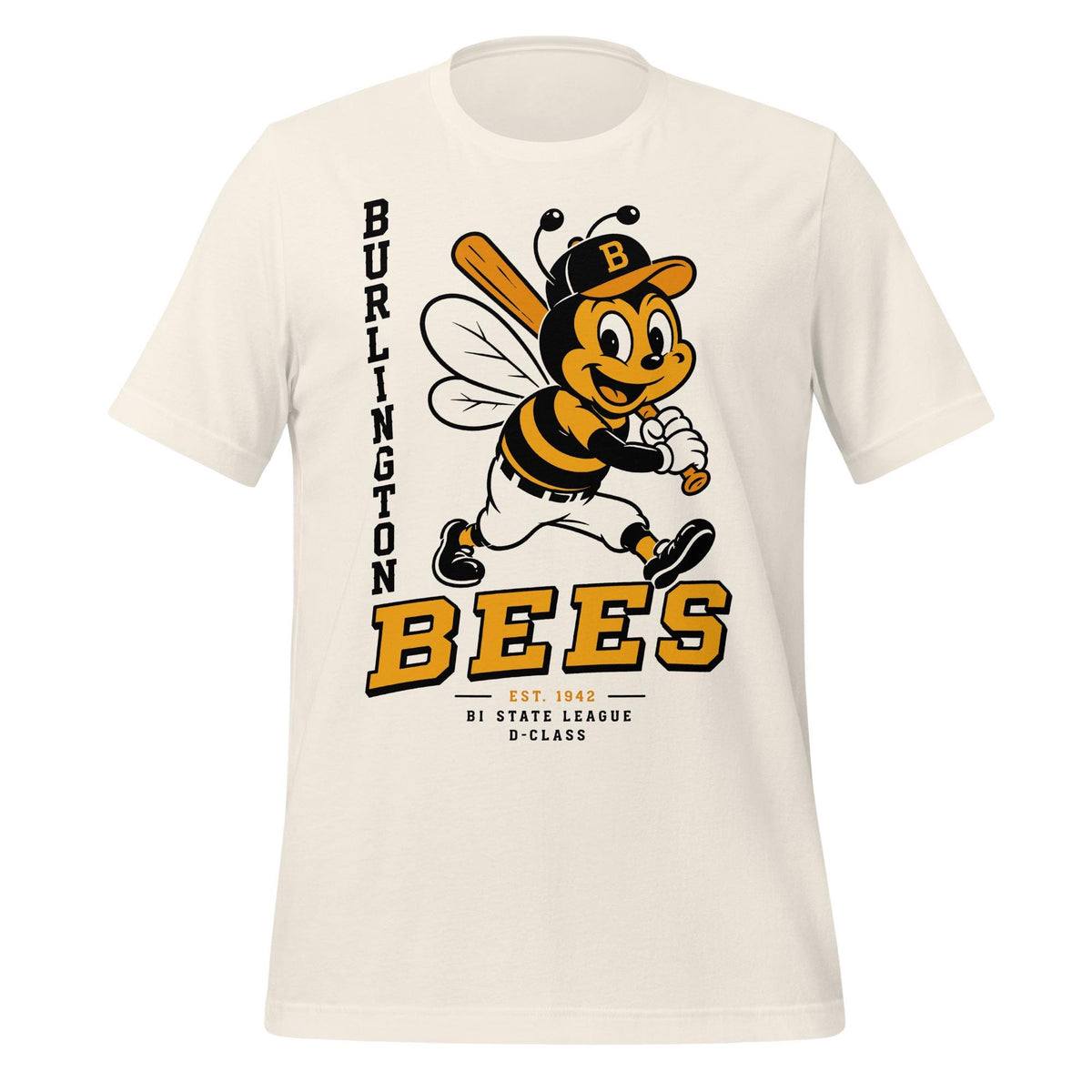 Vintage Burlington Bees Baseball T-Shirt – North Carolina Minor League Baseball Tee