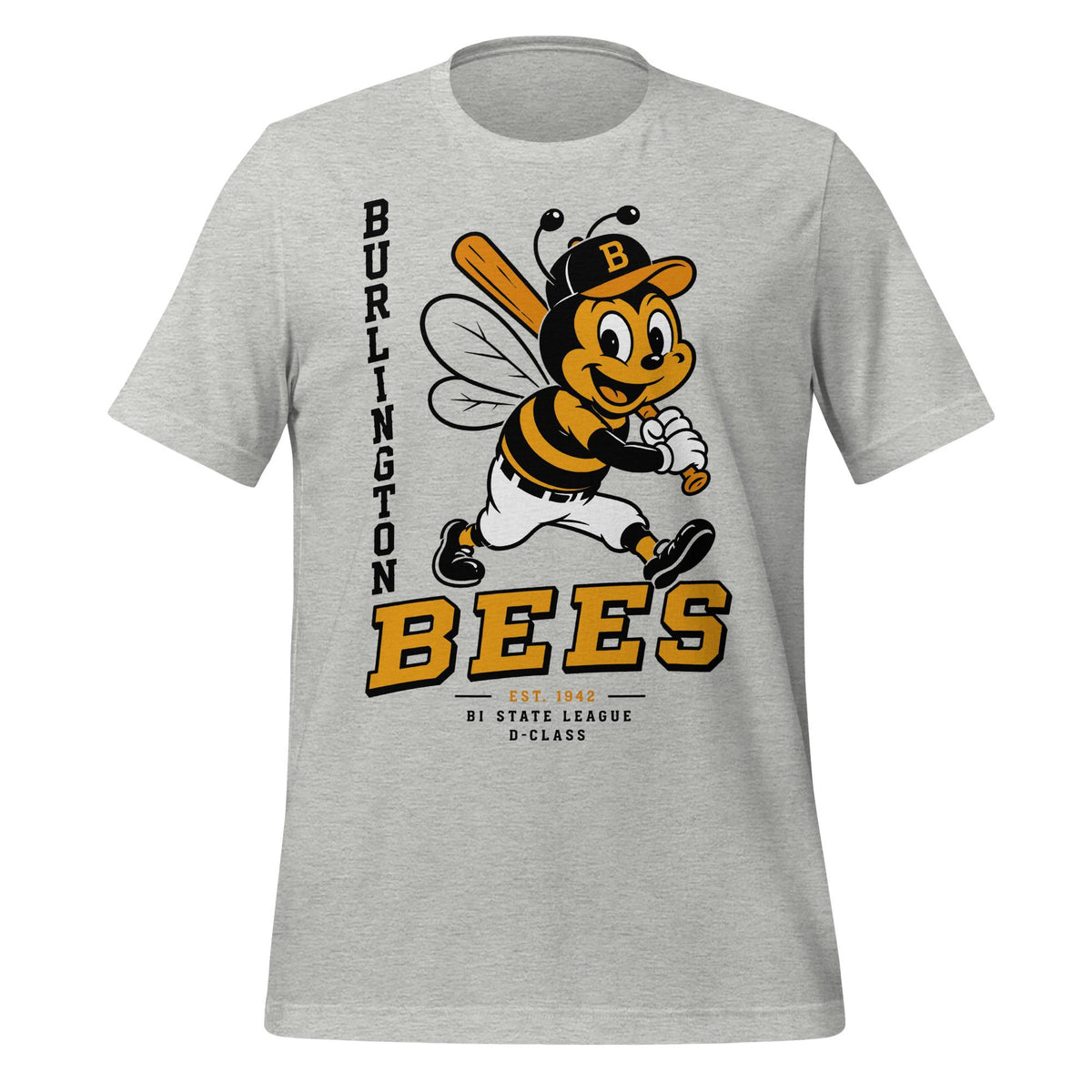 Vintage Burlington Bees Baseball T-Shirt – North Carolina Minor League Baseball Tee