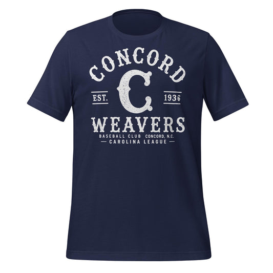 Vintage Concord Weavers Baseball T-Shirt – North Carolina Minor League Baseball Tee