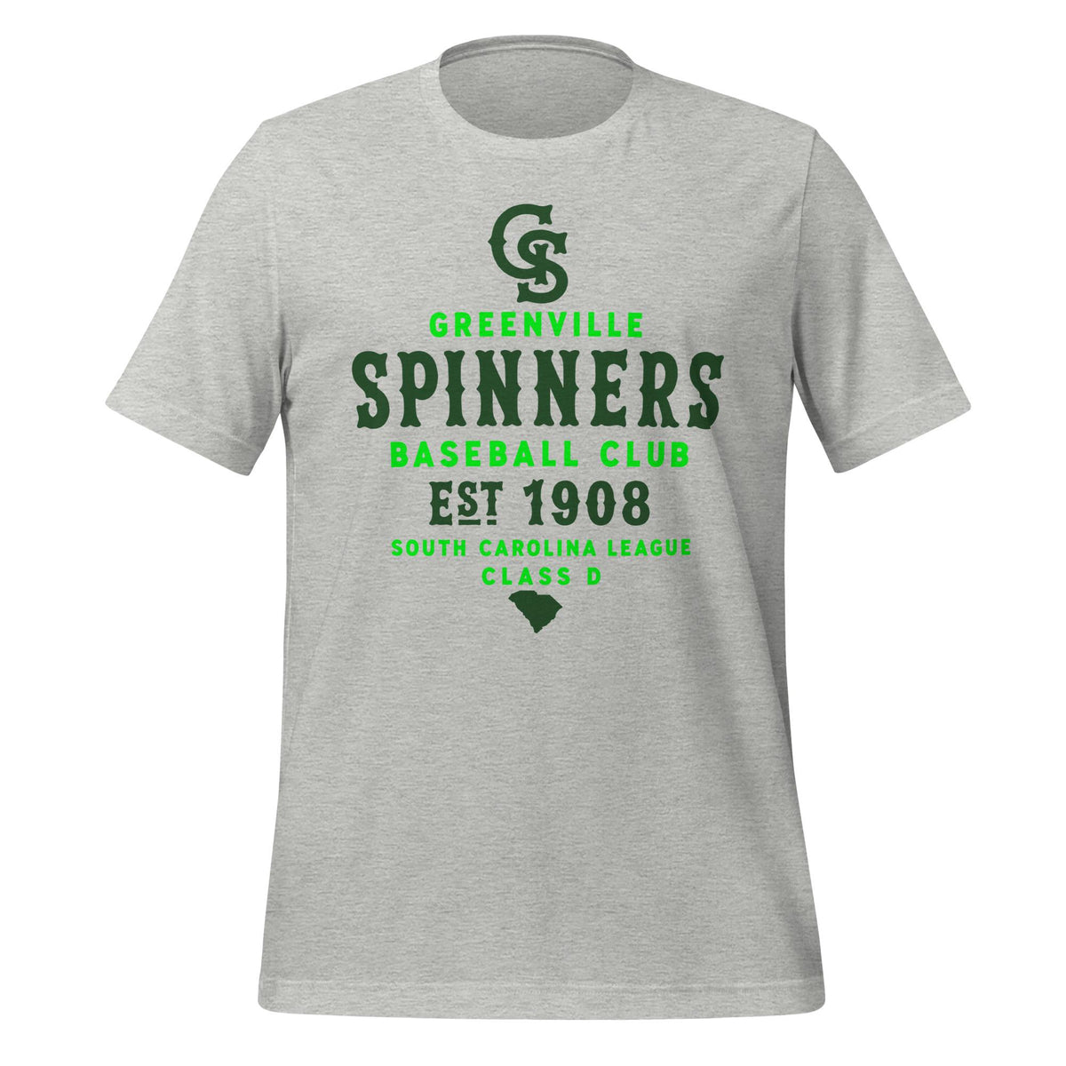 Vintage Greenville Spinners Baseball T-Shirt – South Carolina Minor League Baseball Tee