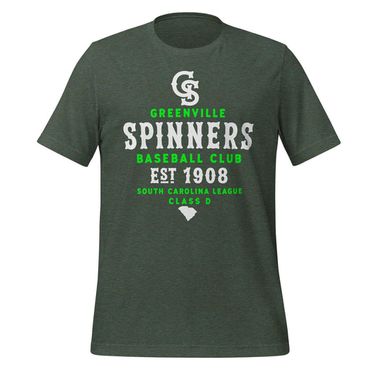Vintage Greenville Spinners Baseball T-Shirt – South Carolina Minor League Baseball Tee