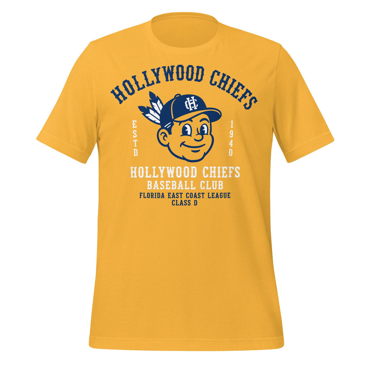 Vintage Hollywood Chiefs Baseball T-Shirt – Florida Minor League Baseball Tee