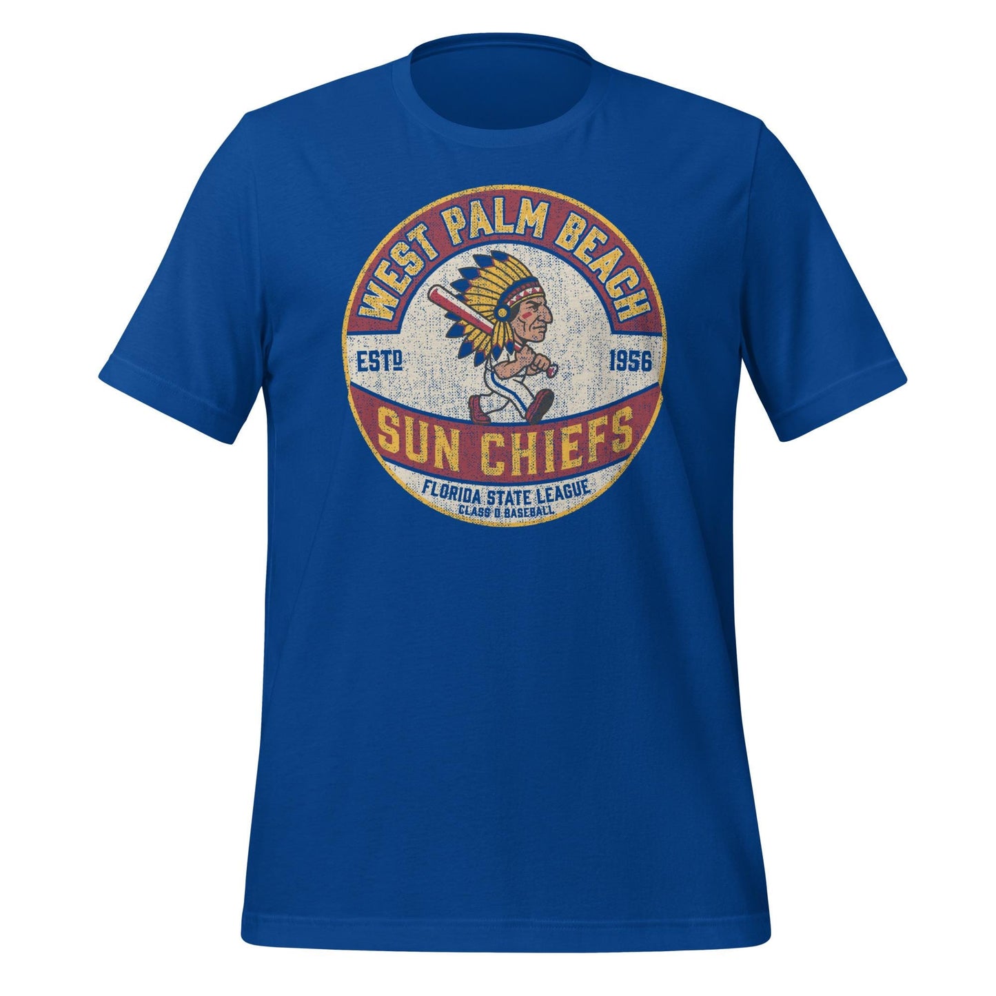 Vintage West Palm Beach Sun Chiefs Baseball T-Shirt – Florida Minor League Baseball Tee