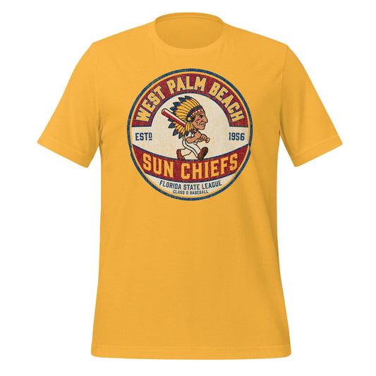Vintage West Palm Beach Sun Chiefs Baseball T-Shirt – Florida Minor League Baseball Tee